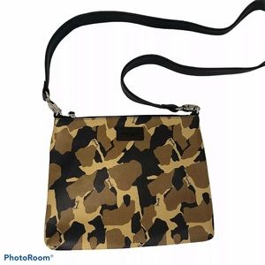 Tianello Women’s Camo Geo Animal Print Crossbody Purse Medium Leather Pe…